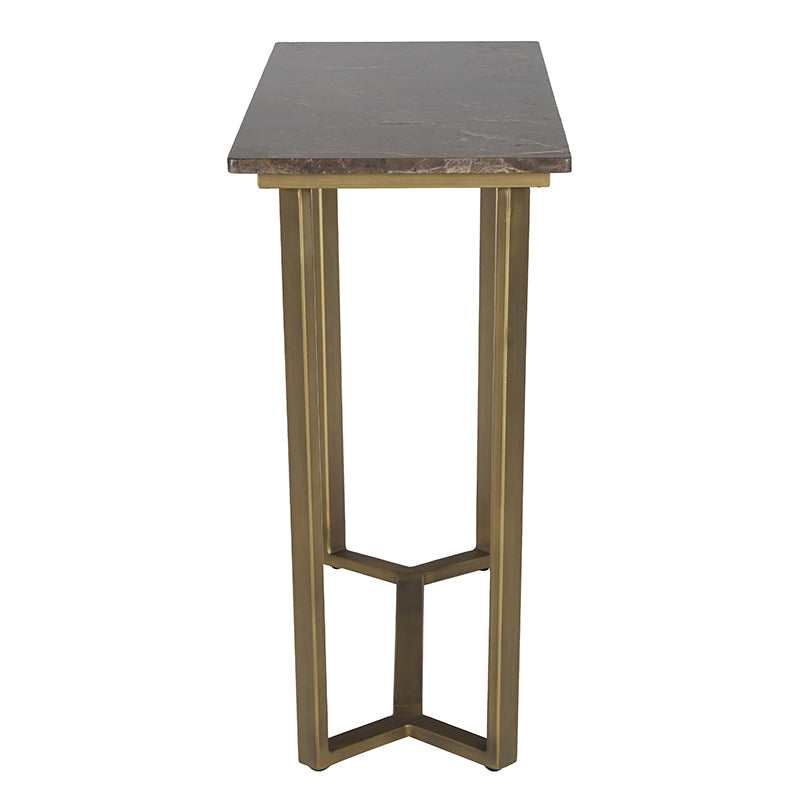 Consola Oval Mármol