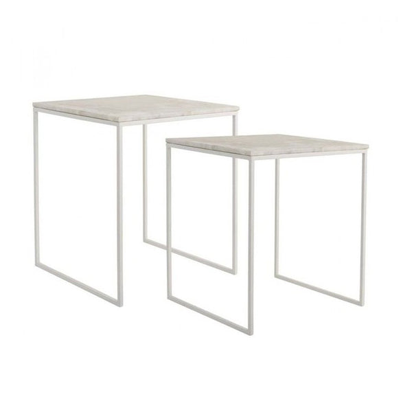 Mesa Lateral de Mármol Kim