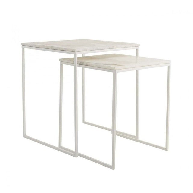 Mesa Lateral de Mármol Kim