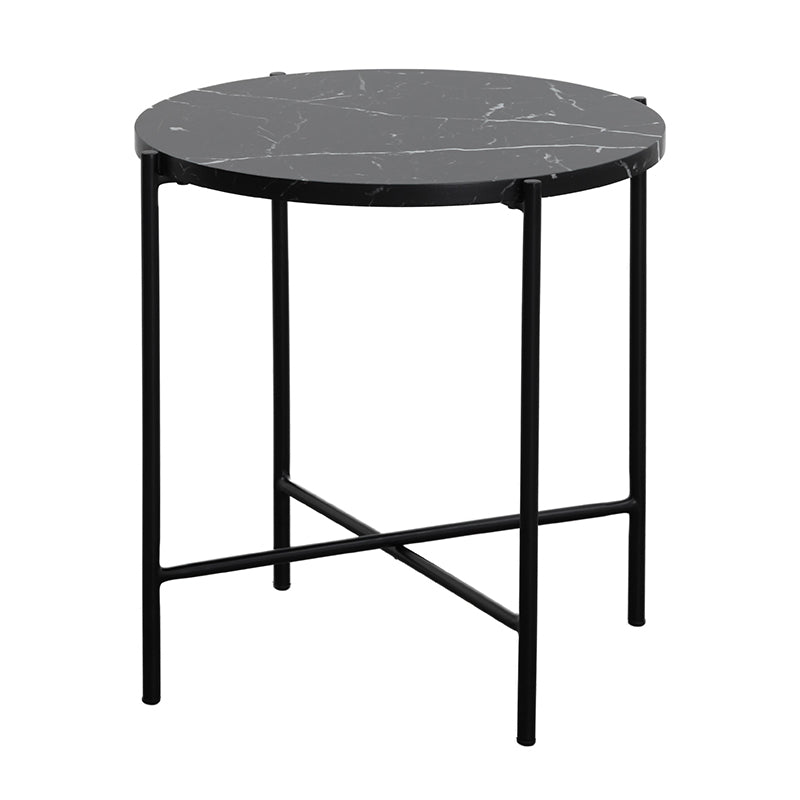 Mesa Lateral de Mármol Round